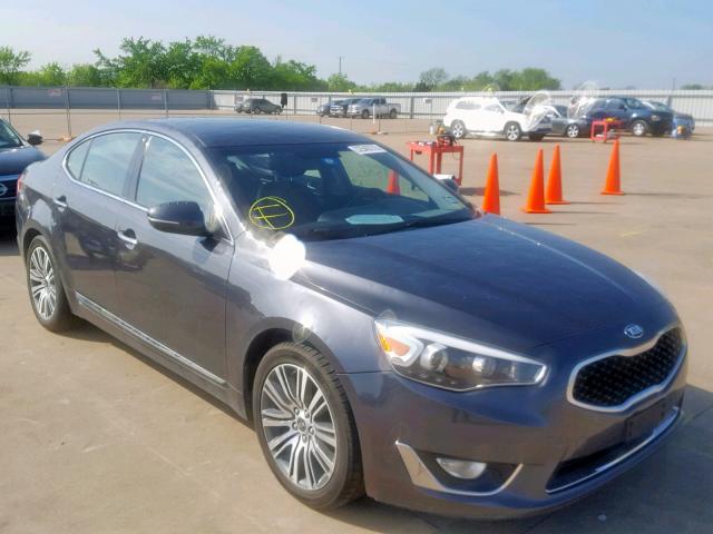 KNALN4D71E5128851 - 2014 KIA CADENZA PR GRAY photo 1