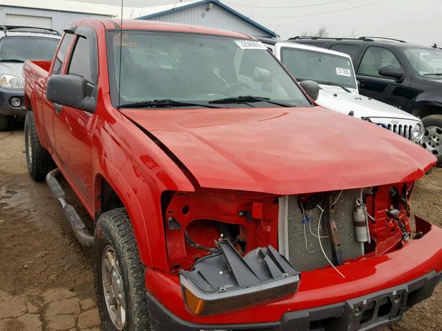 1GCDT196558186990 - 2005 CHEVROLET COLORADO RED photo 1