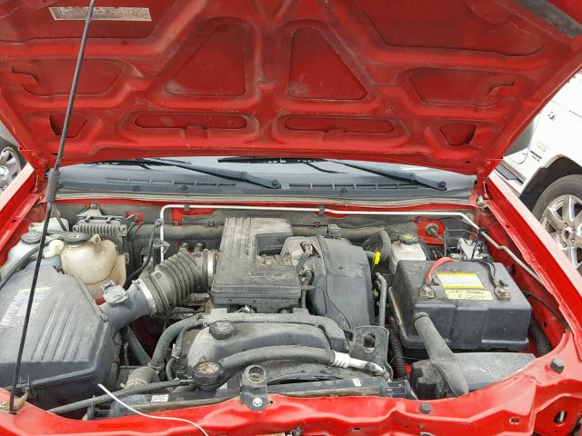 1GCDT196558186990 - 2005 CHEVROLET COLORADO RED photo 7