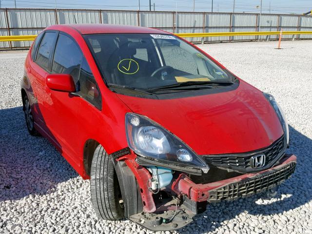 JHMGE8H58CC016737 - 2012 HONDA FIT SPORT RED photo 1