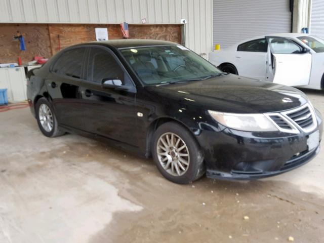 YS3FB49Y681130464 - 2008 SAAB 9-3 2.0T BLACK photo 1