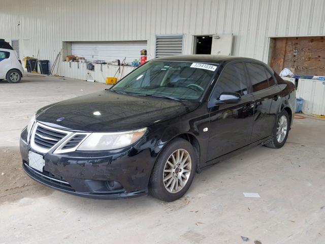 YS3FB49Y681130464 - 2008 SAAB 9-3 2.0T BLACK photo 2