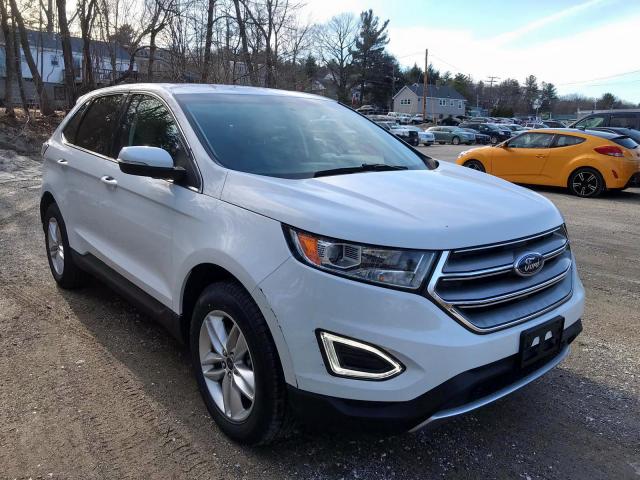 2FMPK4J96HBB30416 - 2017 FORD EDGE SEL WHITE photo 1