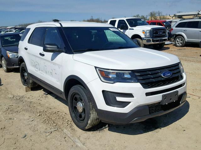 1FM5K8AR6HGC26134 - 2017 FORD EXPLORER P WHITE photo 1