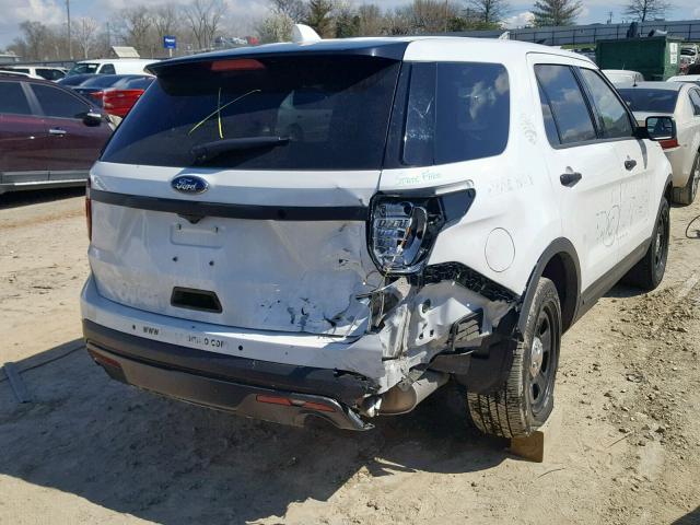 1FM5K8AR6HGC26134 - 2017 FORD EXPLORER P WHITE photo 4