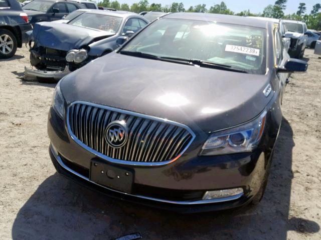 1G4GB5G39EF197367 - 2014 BUICK LACROSSE BROWN photo 2