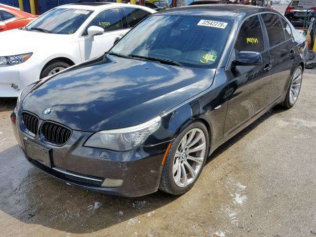 WBANW13518CZ74837 - 2008 BMW 535 I BLACK photo 2