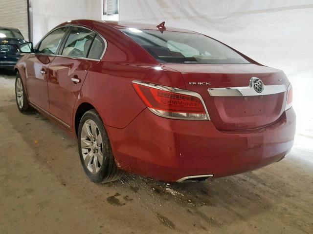 1G4GC5E32CF239715 - 2012 BUICK LACROSSE MAROON photo 3