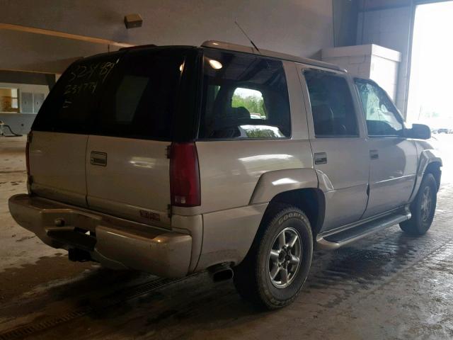 1GKEK63R0YR222093 - 2000 GMC DENALI GRAY photo 4