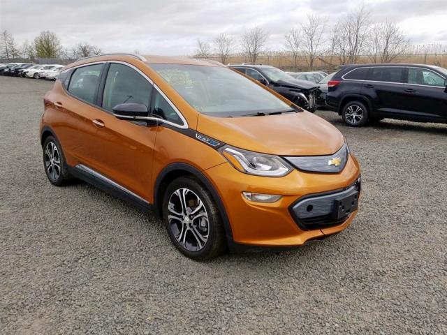 1G1FX6S08H4128893 - 2017 CHEVROLET BOLT EV PR ORANGE photo 1