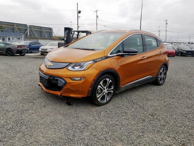 1G1FX6S08H4128893 - 2017 CHEVROLET BOLT EV PR ORANGE photo 2