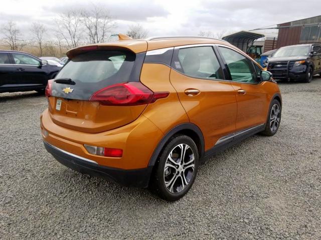 1G1FX6S08H4128893 - 2017 CHEVROLET BOLT EV PR ORANGE photo 3