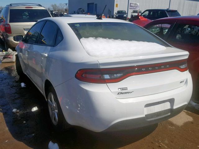 1C3CDFBB0FD128926 - 2015 DODGE DART SXT WHITE photo 3