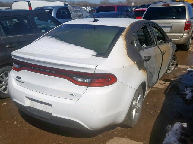 1C3CDFBB0FD128926 - 2015 DODGE DART SXT WHITE photo 4