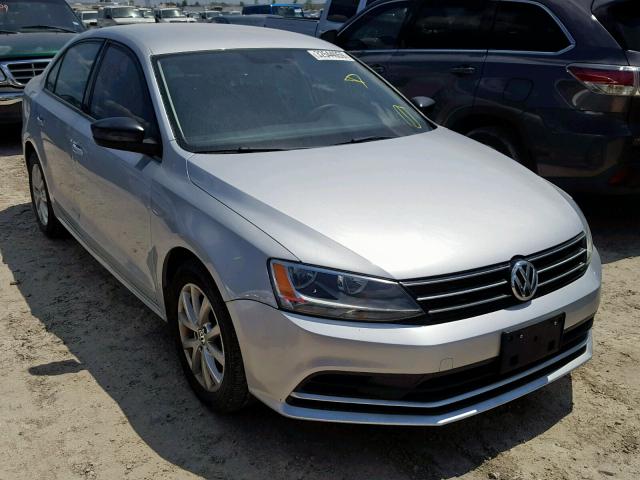 3VW2K7AJ5FM287339 - 2015 VOLKSWAGEN JETTA BASE SILVER photo 1