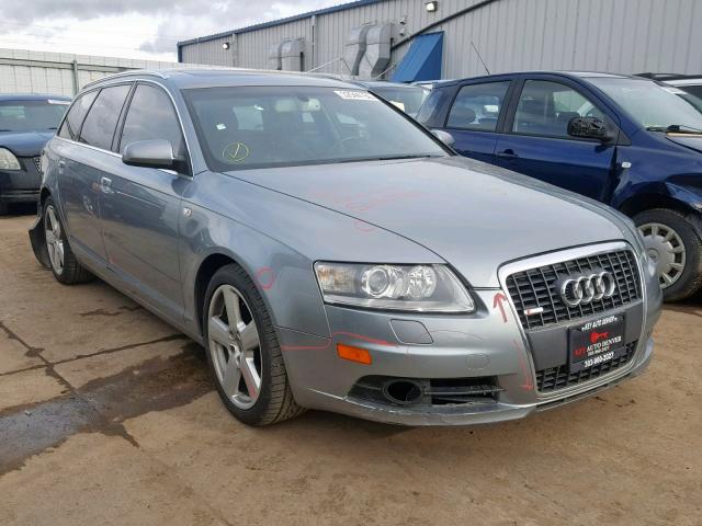 WAUKH74F88N169025 - 2008 AUDI A6 AVANT Q GRAY photo 1