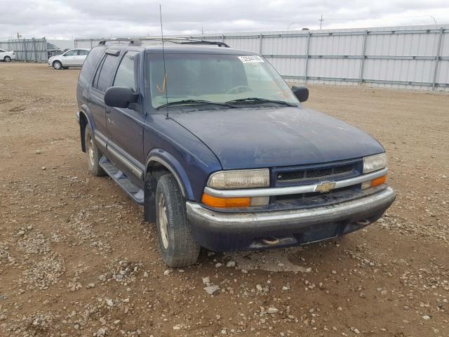 1GNDT13W1X2240663 - 1999 CHEVROLET BLAZER BLUE photo 1