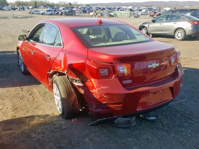 1G11H5SAXDF319692 - 2013 CHEVROLET MALIBU LTZ RED photo 3