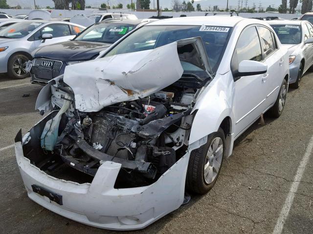 3N1AB61EX8L718135 - 2008 NISSAN SENTRA 2.0 WHITE photo 2