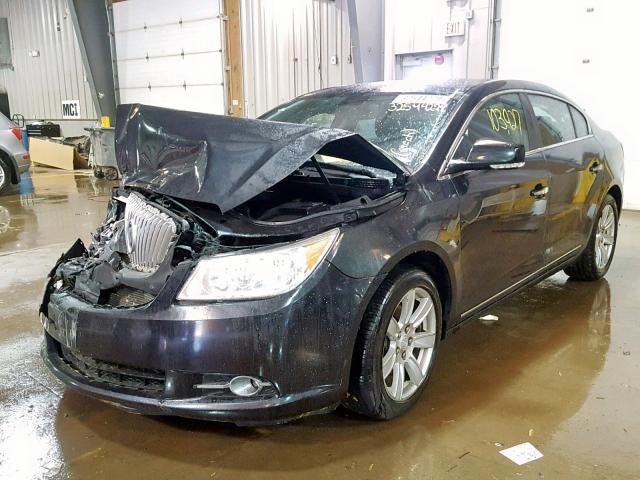 1G4GC5EGXAF124635 - 2010 BUICK LACROSSE C BLACK photo 2