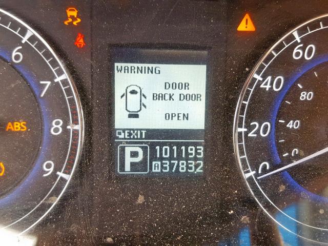 JN1AJ0HR4CM451405 - 2012 INFINITI EX35 BASE BLACK photo 8