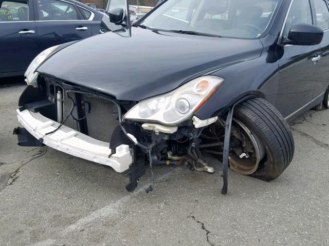 JN1AJ0HR4CM451405 - 2012 INFINITI EX35 BASE BLACK photo 9