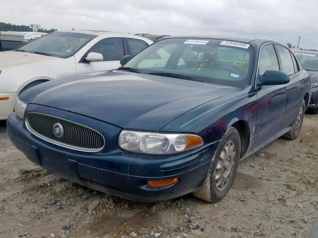 1G4HR54K1YU216666 - 2000 BUICK LESABRE LI GREEN photo 2