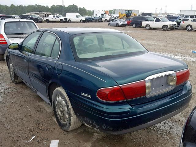 1G4HR54K1YU216666 - 2000 BUICK LESABRE LI GREEN photo 3