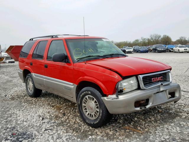 1GKDT13W0X2524380 - 1999 GMC JIMMY RED photo 1