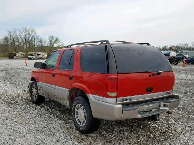 1GKDT13W0X2524380 - 1999 GMC JIMMY RED photo 3