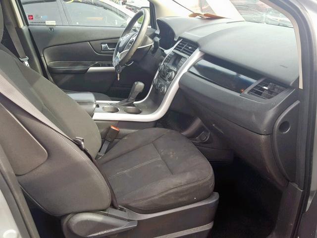 2FMDK3GC8DBA62825 - 2013 FORD EDGE SE SILVER photo 5