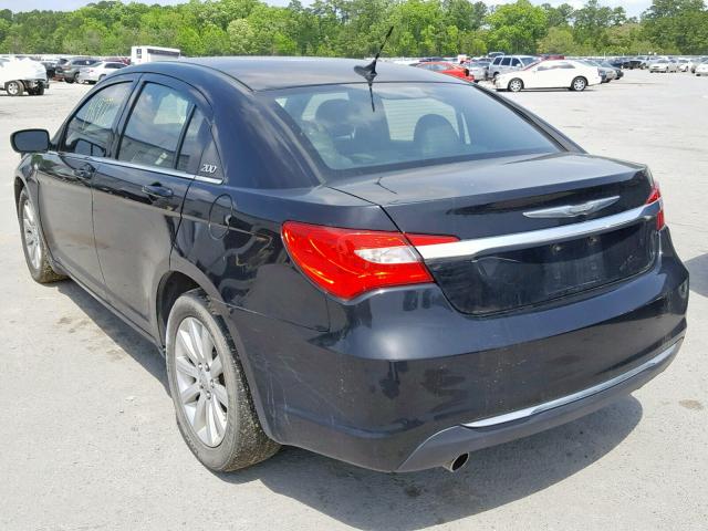 1C3BC1FG8BN604707 - 2011 CHRYSLER 200 TOURIN BLACK photo 3