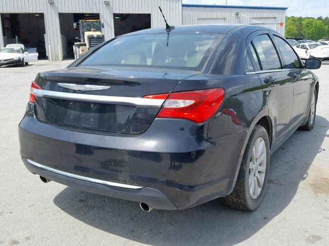 1C3BC1FG8BN604707 - 2011 CHRYSLER 200 TOURIN BLACK photo 4