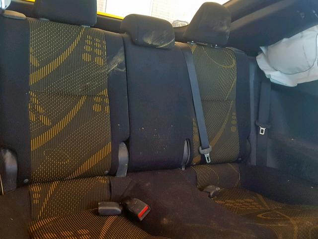 JTKJF5C7XC3025962 - 2012 TOYOTA SCION TC YELLOW photo 6
