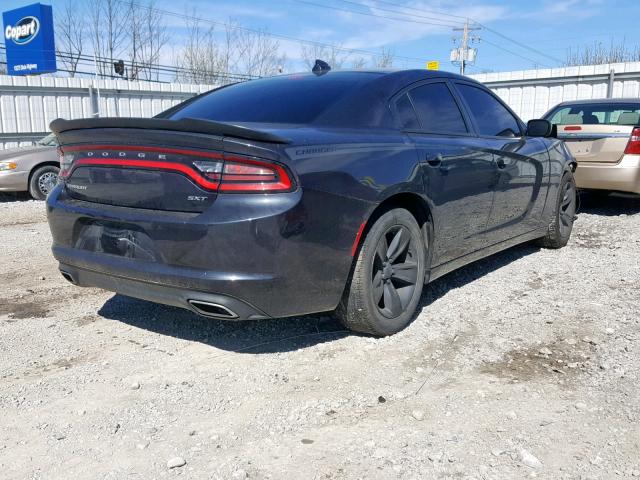 2C3CDXHG2GH280820 - 2016 DODGE CHARGER SX BLACK photo 4