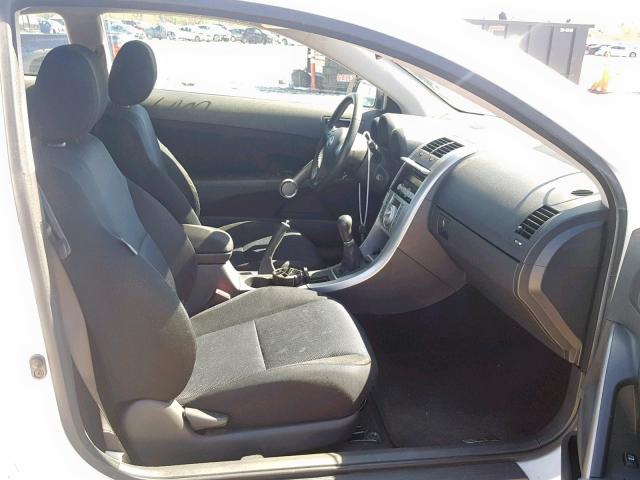 JTKDE167990296896 - 2009 TOYOTA SCION TC WHITE photo 5