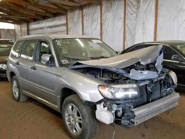 JF1SG66688H733161 - 2008 SUBARU FORESTER S GRAY photo 1