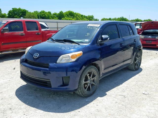 JTKKU10478J005281 - 2008 TOYOTA SCION XD BLUE photo 2