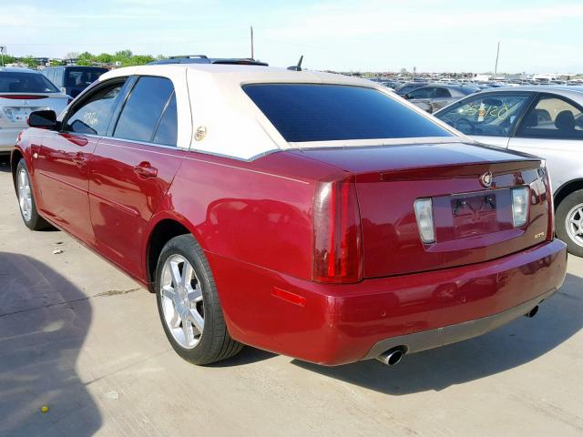 1G6DW677360112342 - 2006 CADILLAC STS RED photo 3