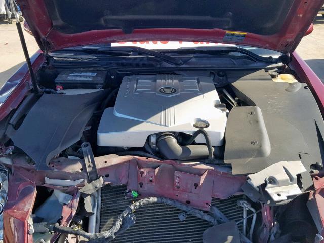 1G6DW677360112342 - 2006 CADILLAC STS RED photo 7
