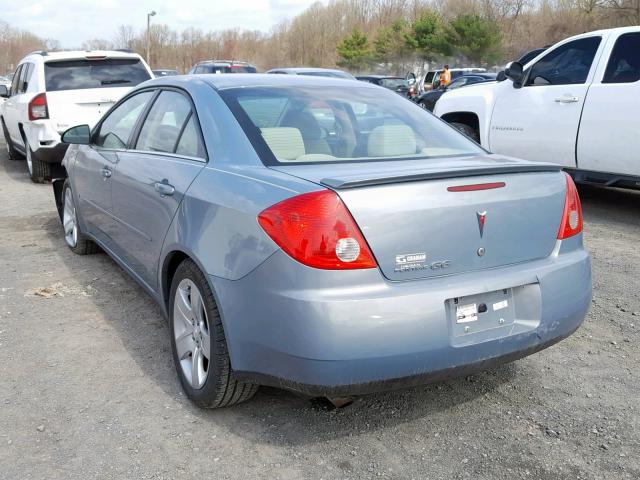 1G2ZG57B084207360 - 2008 PONTIAC G6 BASE BLUE photo 3