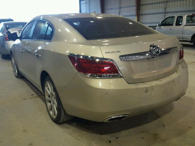 1G4GE5ED1BF244440 - 2011 BUICK LACROSSE C GOLD photo 3