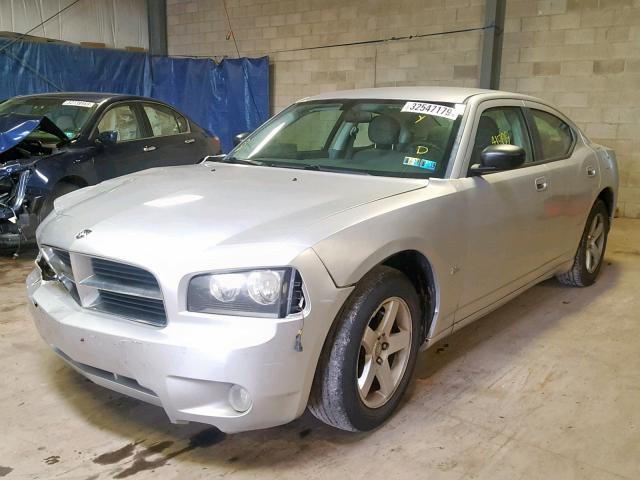 2B3KA33V79H508507 - 2009 DODGE CHARGER SX SILVER photo 2