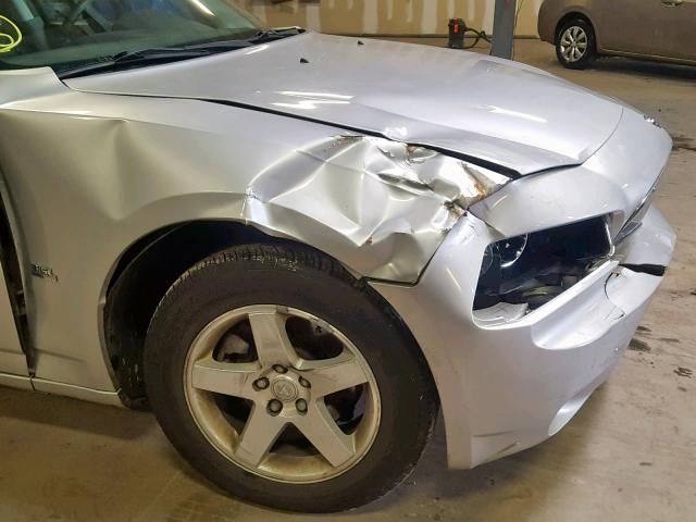 2B3KA33V79H508507 - 2009 DODGE CHARGER SX SILVER photo 9