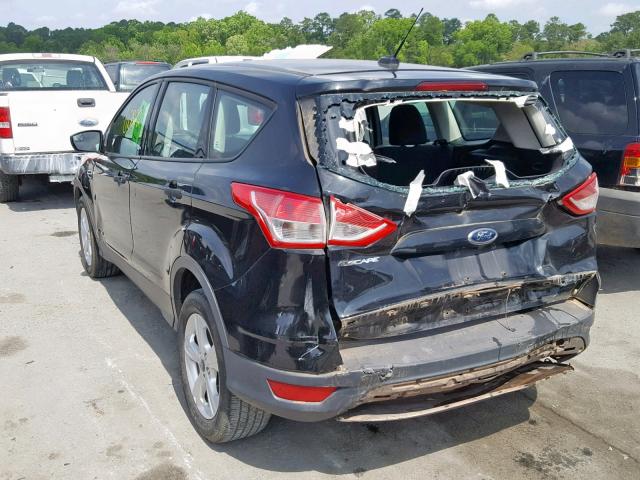 1FMCU0F70FUC73782 - 2015 FORD ESCAPE S BLACK photo 3