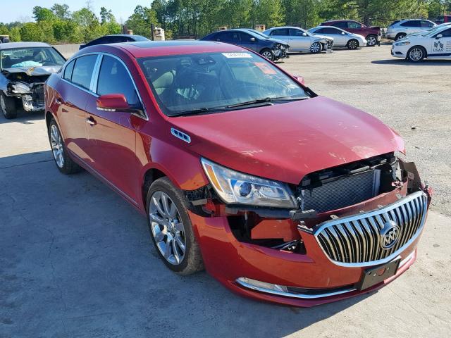 1G4GE5G39EF167079 - 2014 BUICK LACROSSE P RED photo 1