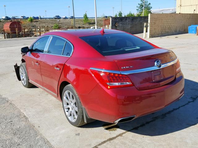 1G4GE5G39EF167079 - 2014 BUICK LACROSSE P RED photo 3