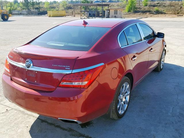 1G4GE5G39EF167079 - 2014 BUICK LACROSSE P RED photo 4