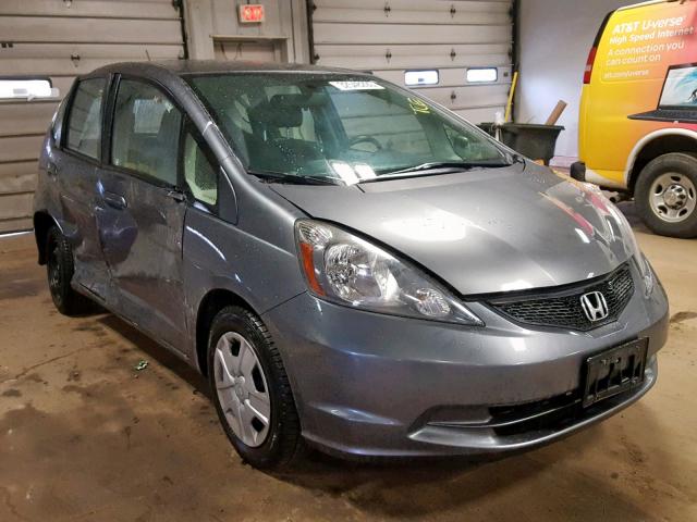 JHMGE8H35DC067631 - 2013 HONDA FIT GRAY photo 1