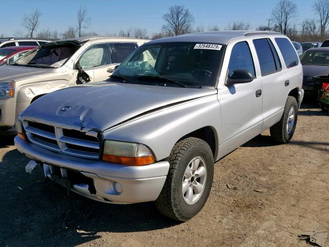 1D4HR38N83F529579 - 2003 DODGE DURANGO SP SILVER photo 2